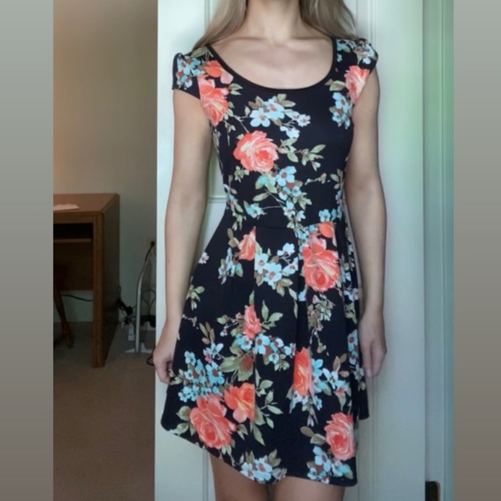 Ruby Rox floral skater dress for juniors